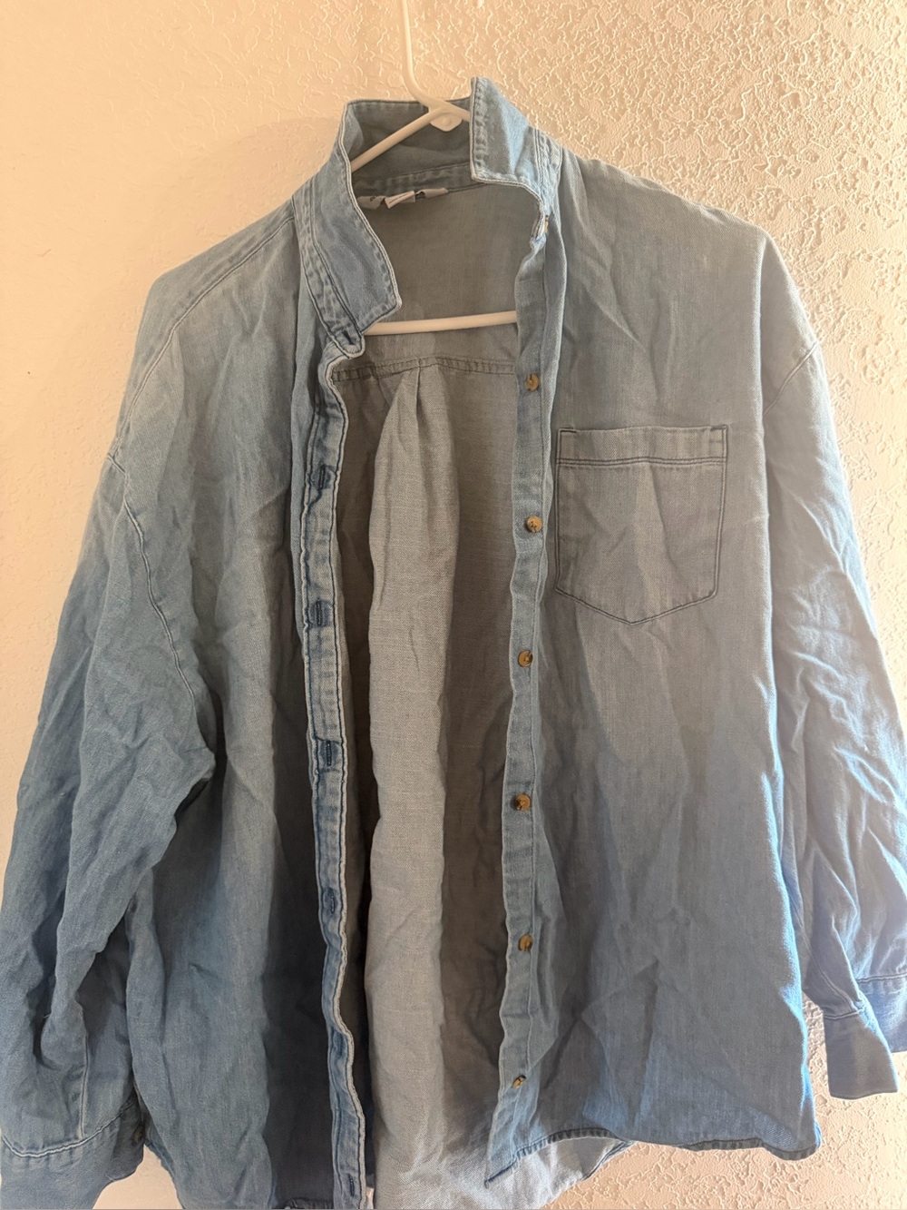Old Navy Light Blue Denim Shirt Jacket